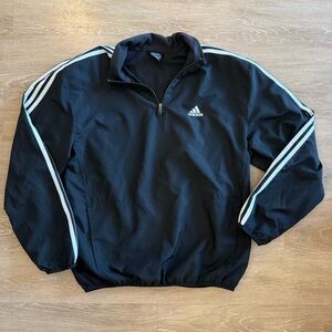 Men’s Adidas Black Pullover Jacket Size M
